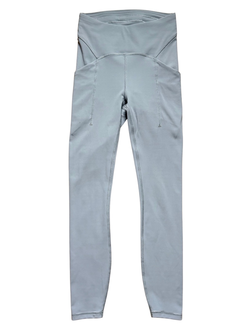 Lulu Lemon Grey Power Thru High-Rise Tight Leggings